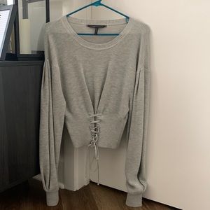 Barely worn BCBG corset style sweater!